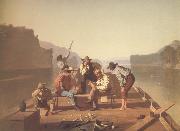 George Caleb Bingham, Raftsmen Playing Cards